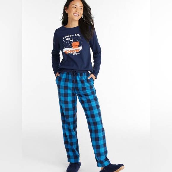 L.L. Bean Pajamas Ll Bean Peanuts Pajama Set Kids Poshmark